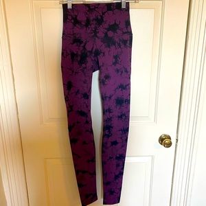 Purple Tie Dye LuLuLemon Leggings